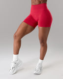 Pump High Rise Short - Scarlet