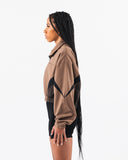 Retro Crop Jacket - Oak / Cashmere