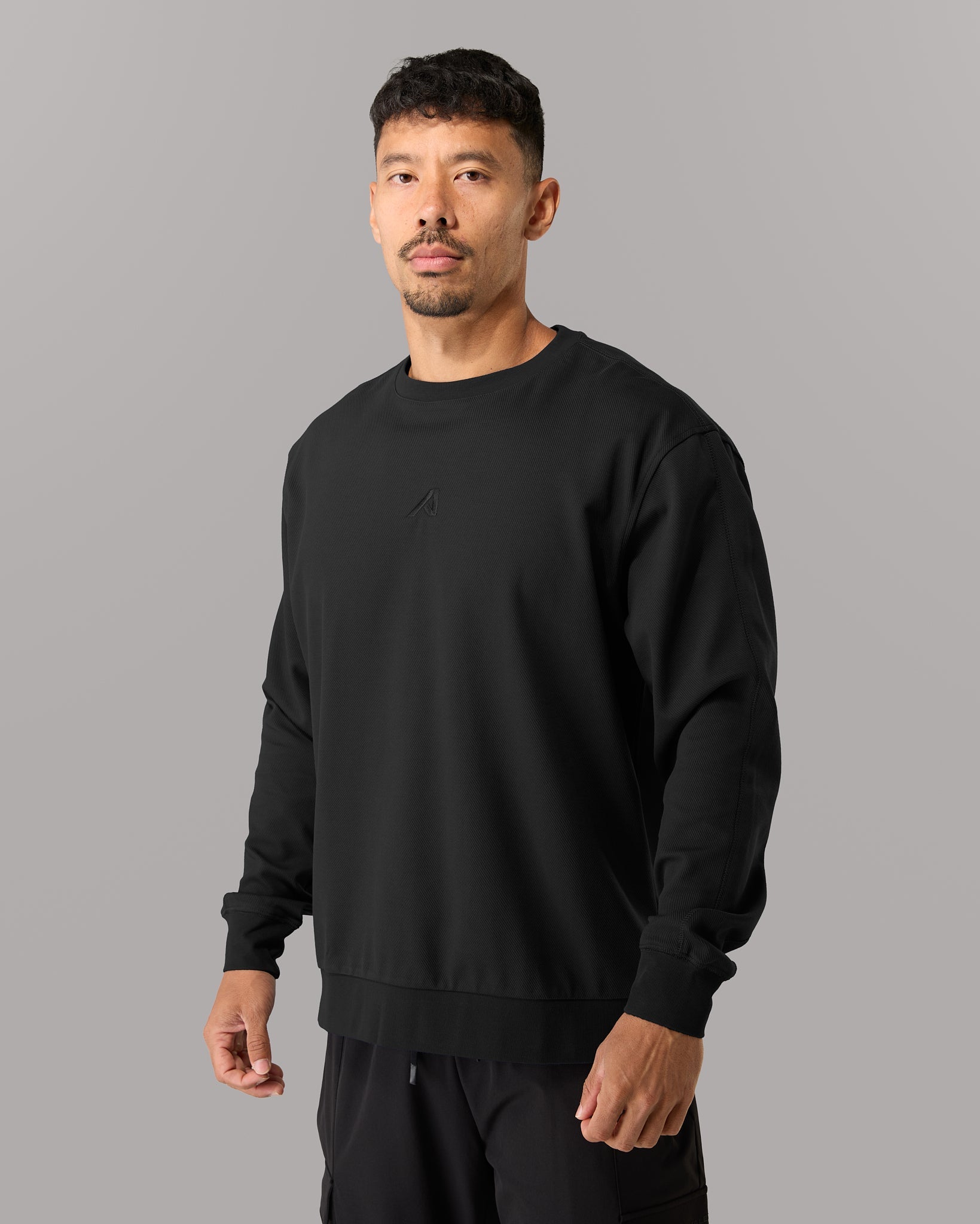 Reverse Terry Crew - Black – Alphalete Athletics