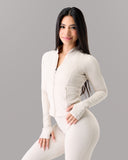 Aura Sculpt Jacket - Wheat