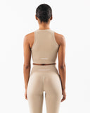 Stratus Crop Tank - Linen