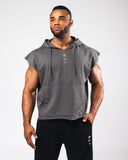 Three Pillar Capped Hoodie - Pewter