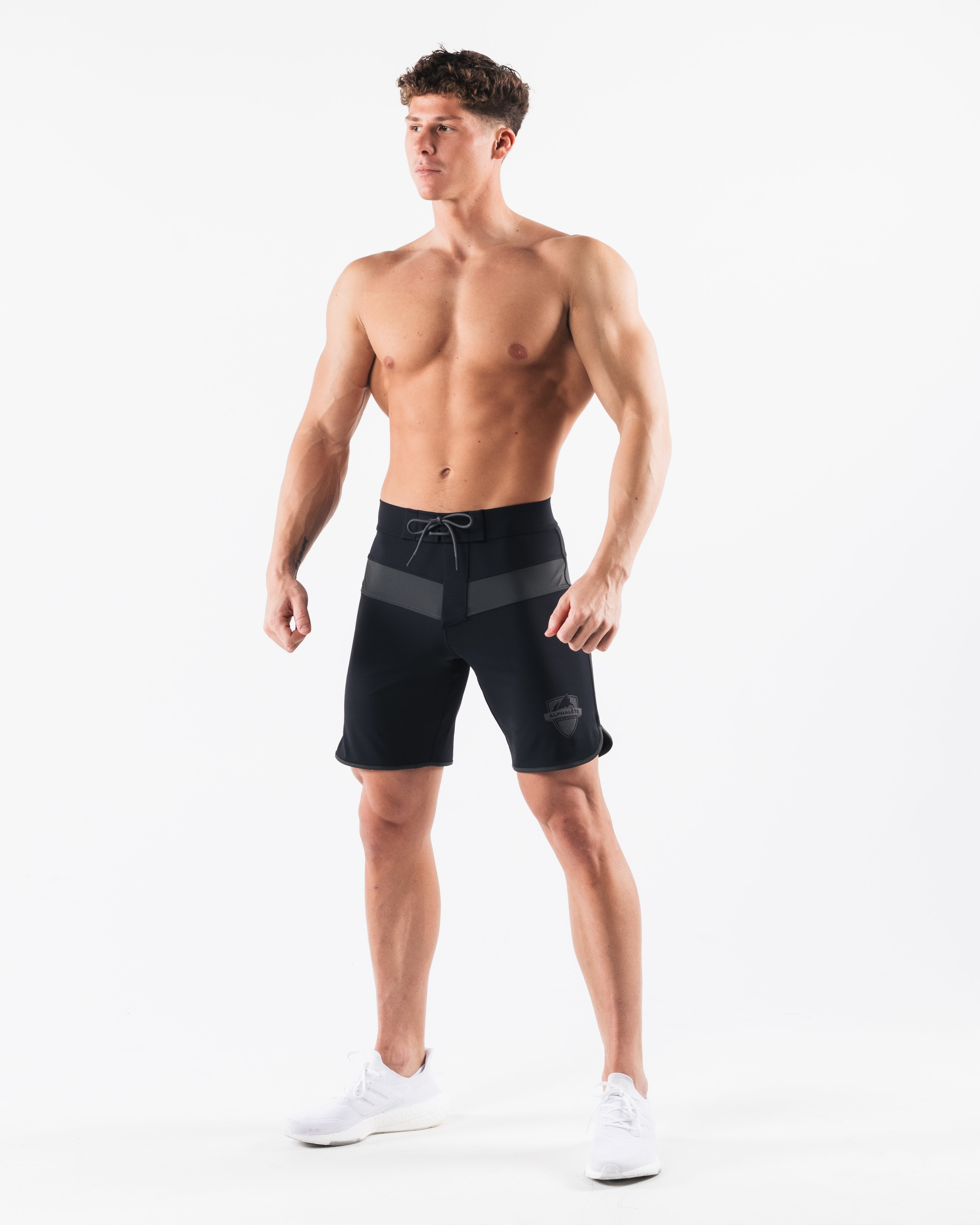 Titan Boardshort - Shadow Black – Alphalete Athletics