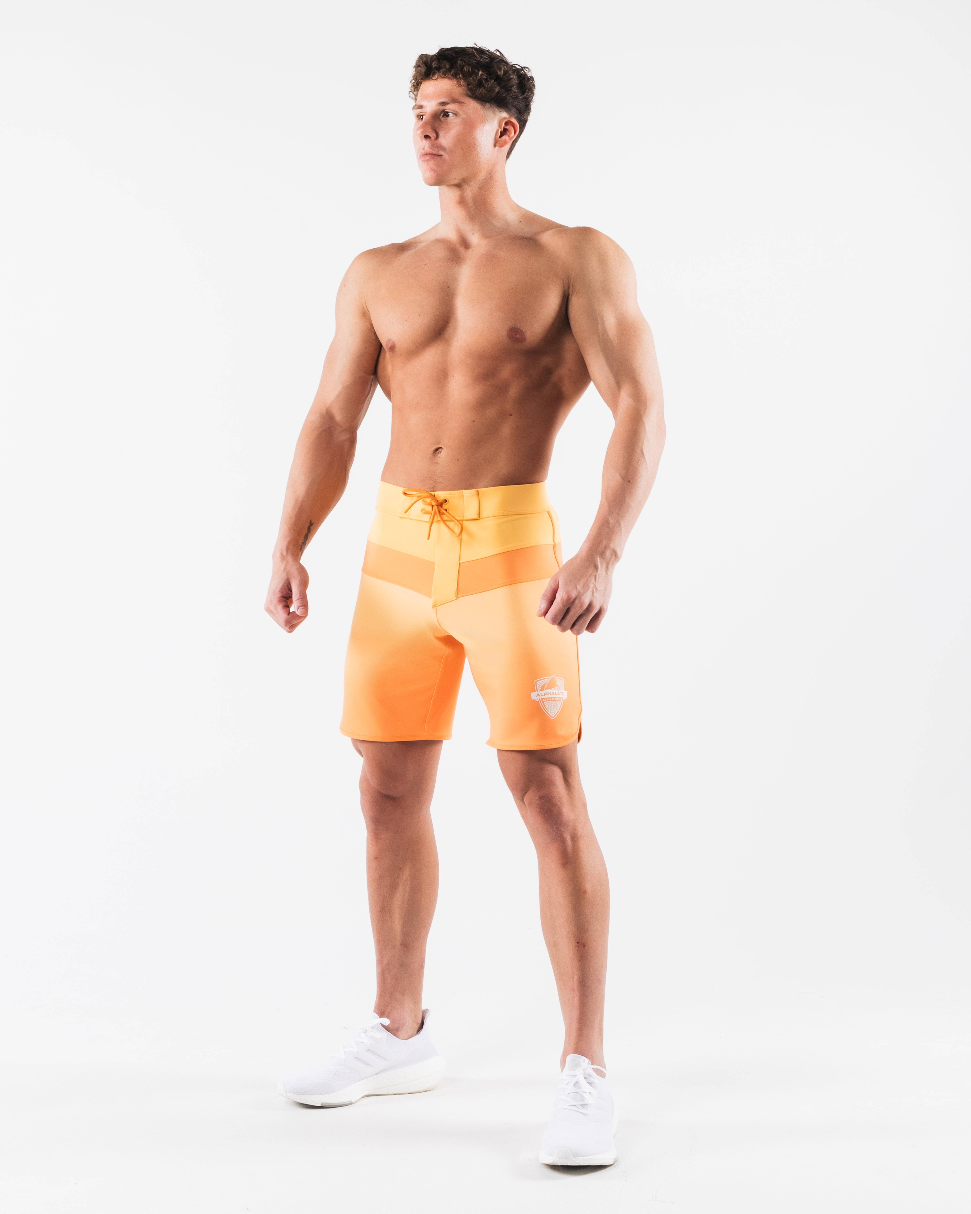 Alphalete タイタン ボードショーツ 27 Titan Boardshort - Sunset Yellow – Alphalete Athletics
