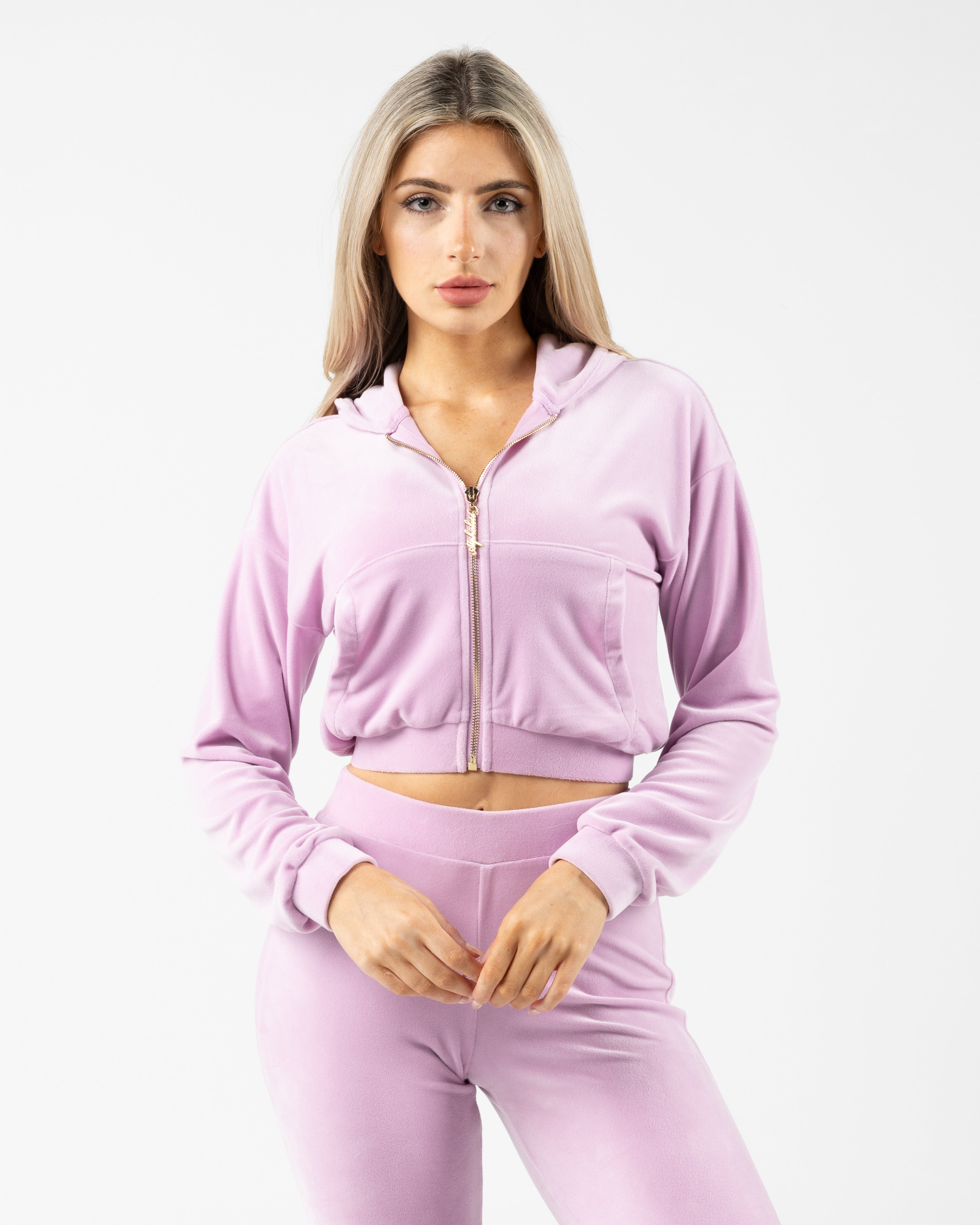 Velour Zip Hoodie - Poise – Alphalete Athletics