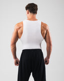 Zero Ribbed Tank 2pk - White