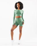 Stratus LS Crop - Jade