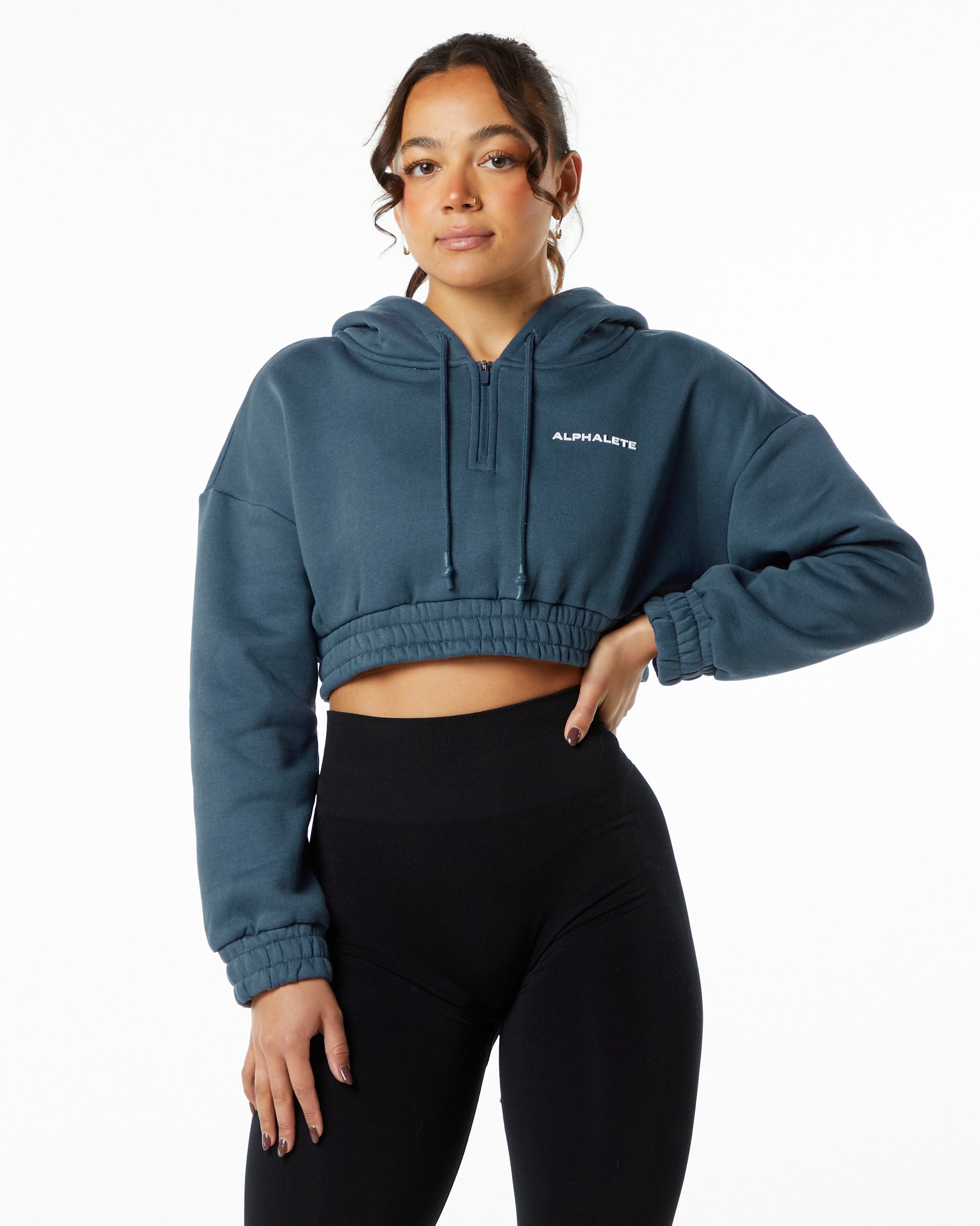 Script Hoodie - Blue – Alphalete Athletics